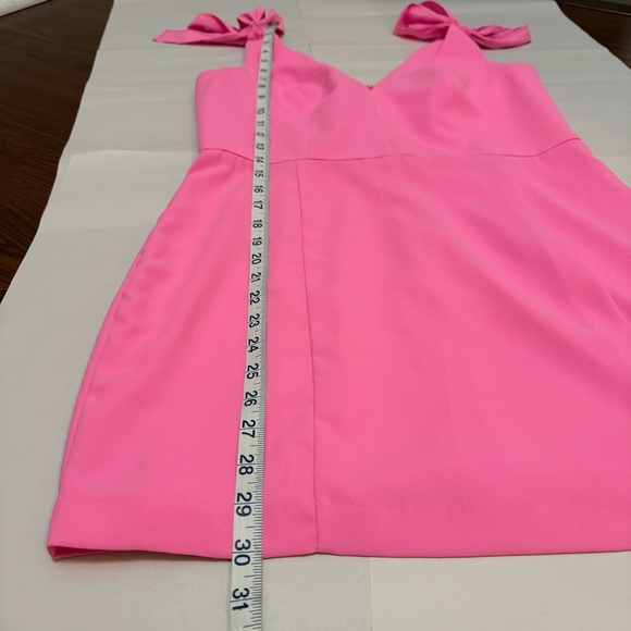 Amanda Uprichard “Allora” Mini Dress in Shocking Pink Size Large - Picture 8 of 11